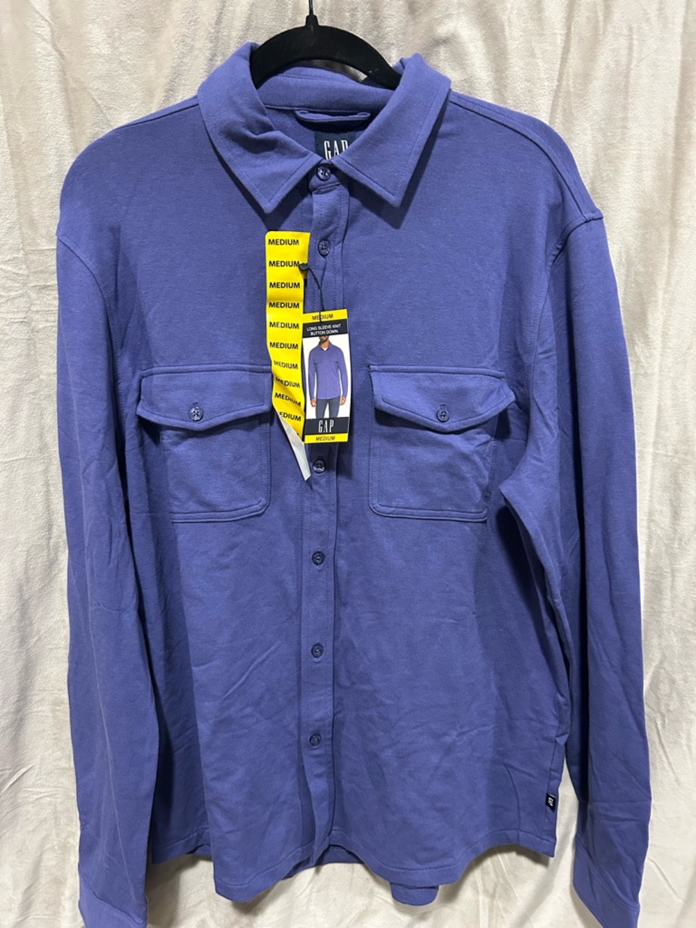 GAP Purple Cotton Polo Shirt